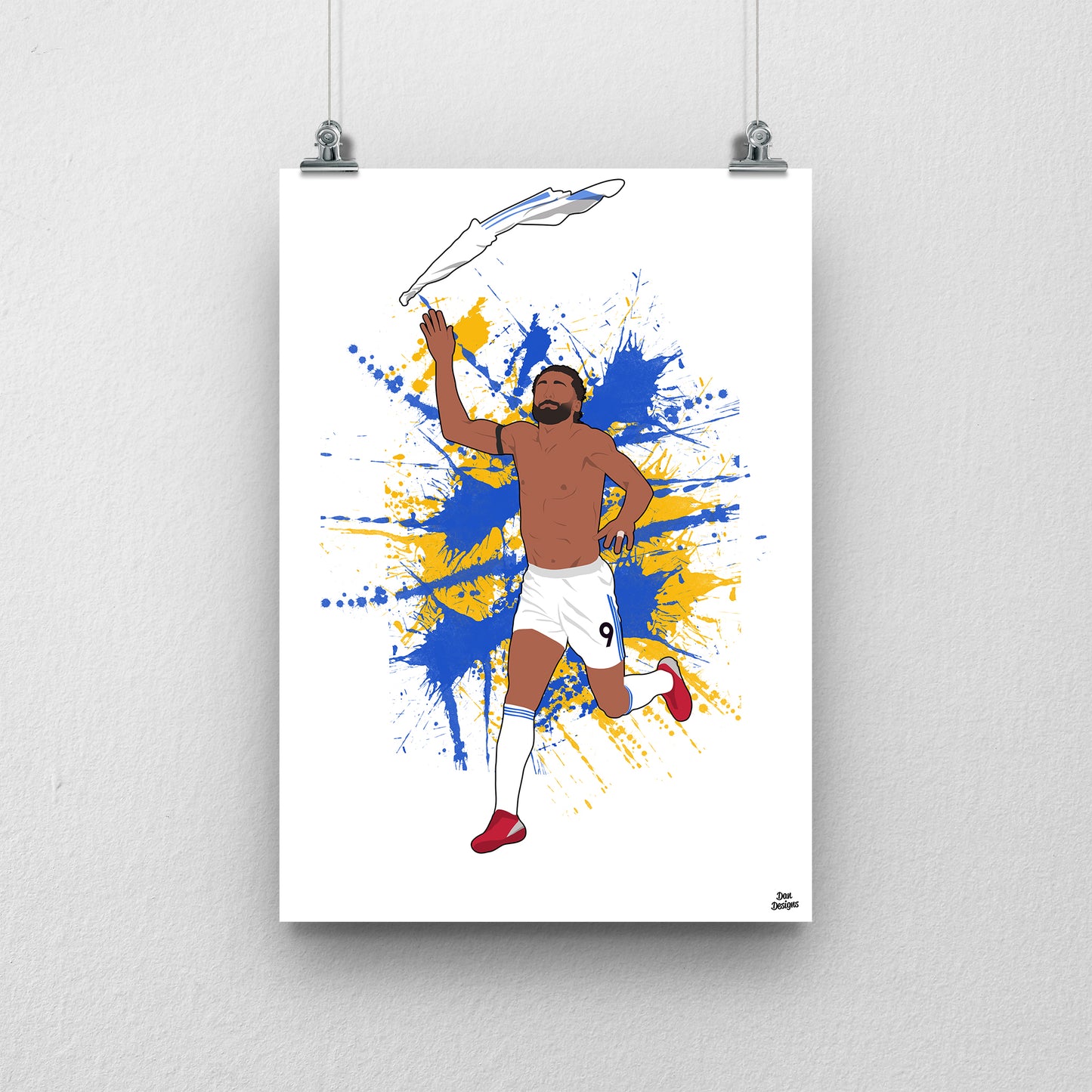 Dominic Calvert-Lewin Print – Leeds United Poster