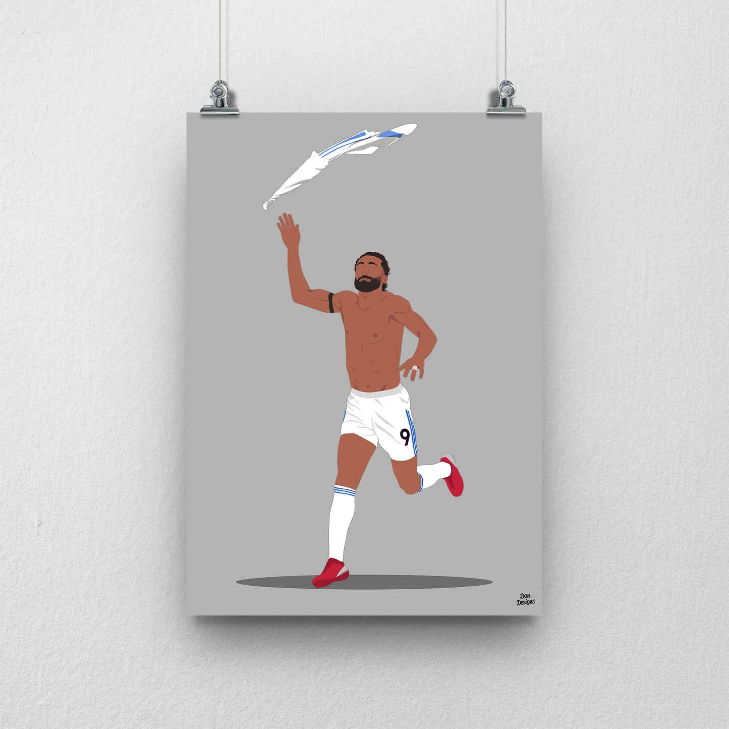 Dominic Calvert-Lewin Print – Leeds United Poster
