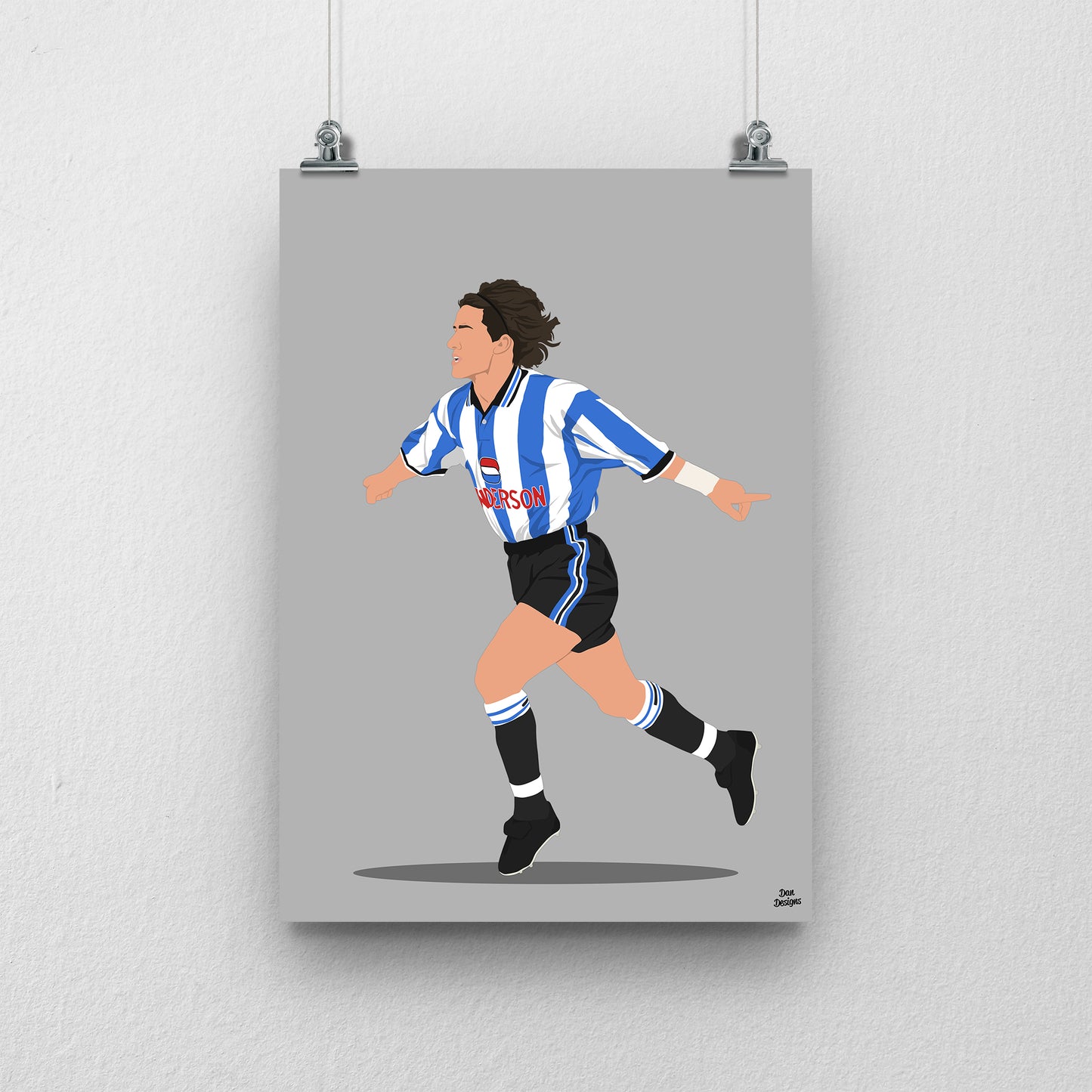 Benito Carbone Print – Sheffield Wednesday Football Artwork