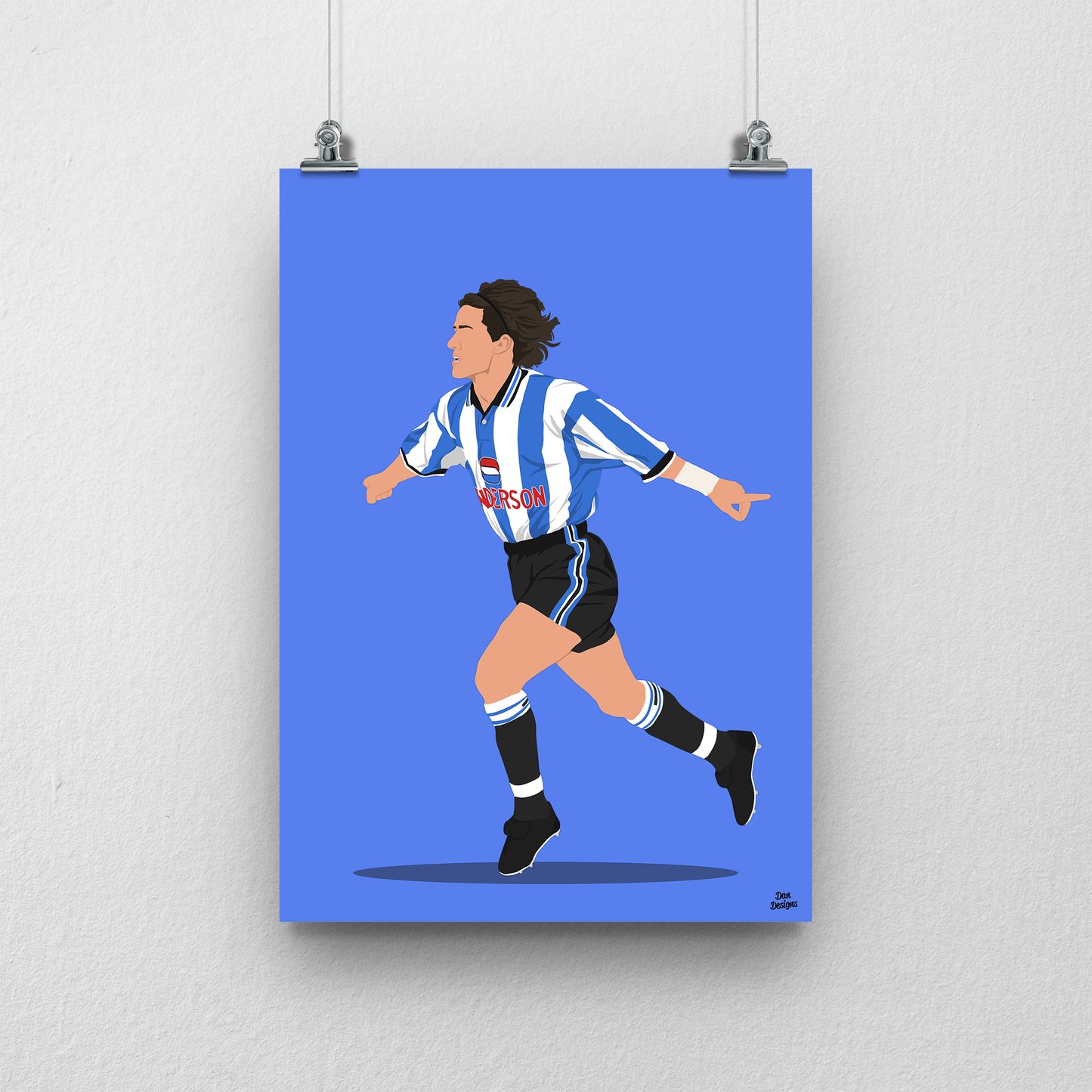 Benito Carbone Print – Sheffield Wednesday Football Artwork