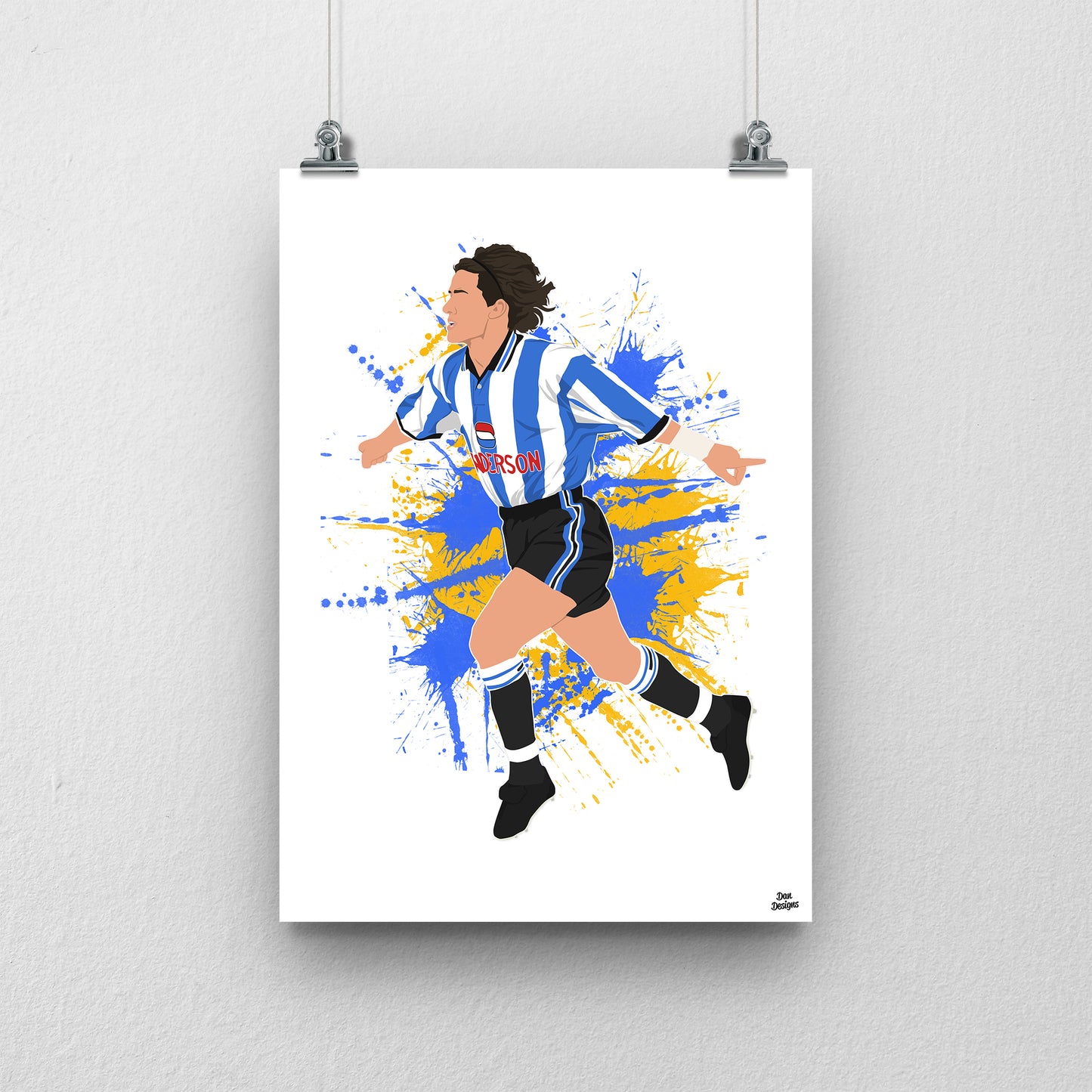 Benito Carbone Print – Sheffield Wednesday Football Artwork