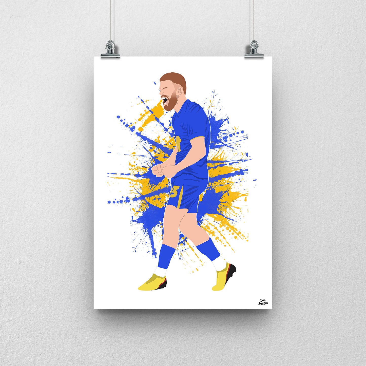 Carlos Vicente Print – Birmingham City Artwork