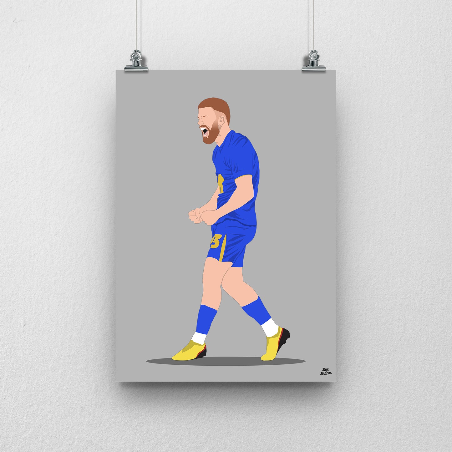 Carlos Vicente Print – Birmingham City Artwork