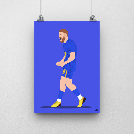 Carlos Vicente Print – Birmingham City Artwork