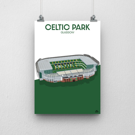 Celtic Park Print – Stadium Football Artwork