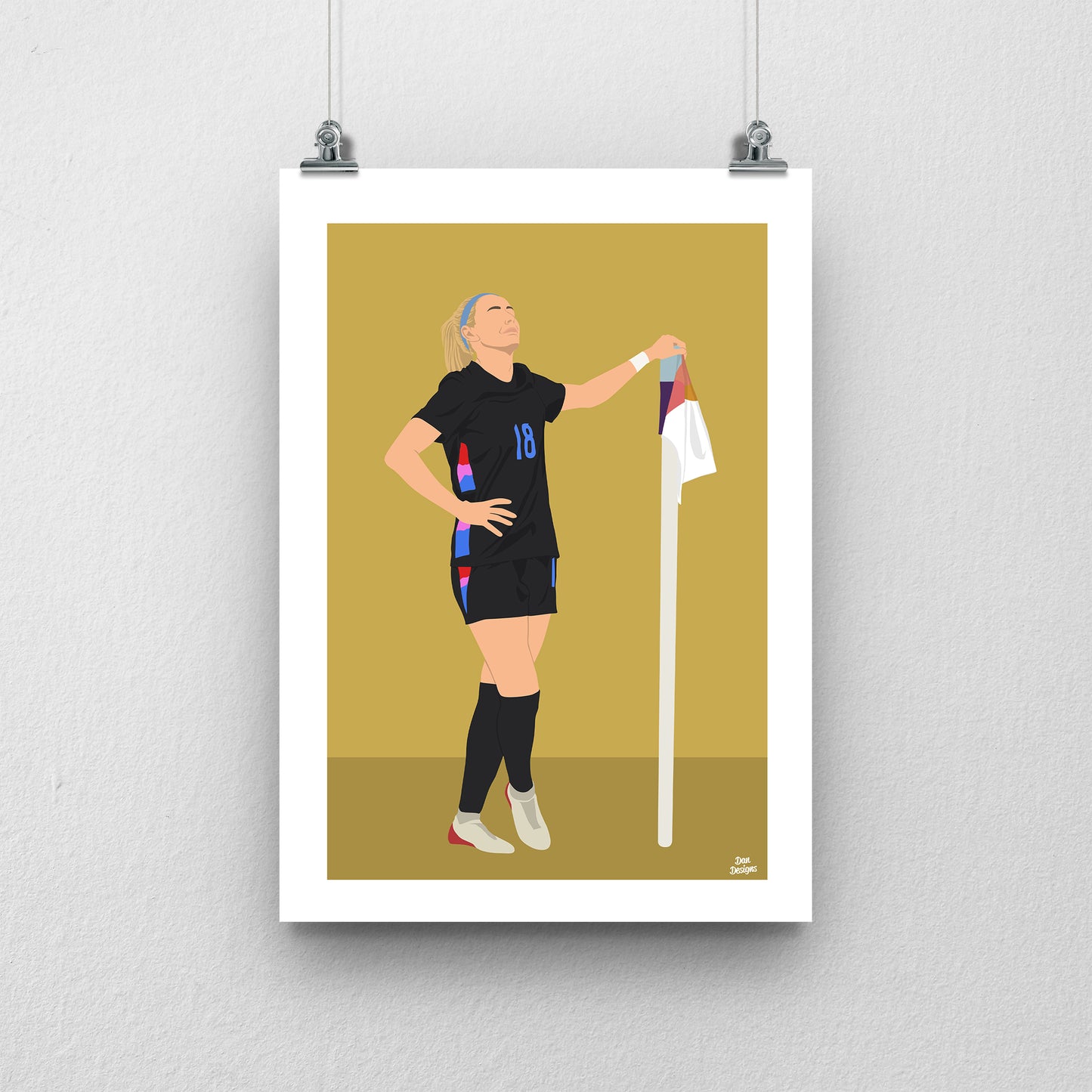 Chloe Kelly Print | Lionesses Euro 2025