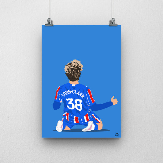 Chris Conn-Clarke Carlisle United Print – Official Artwork