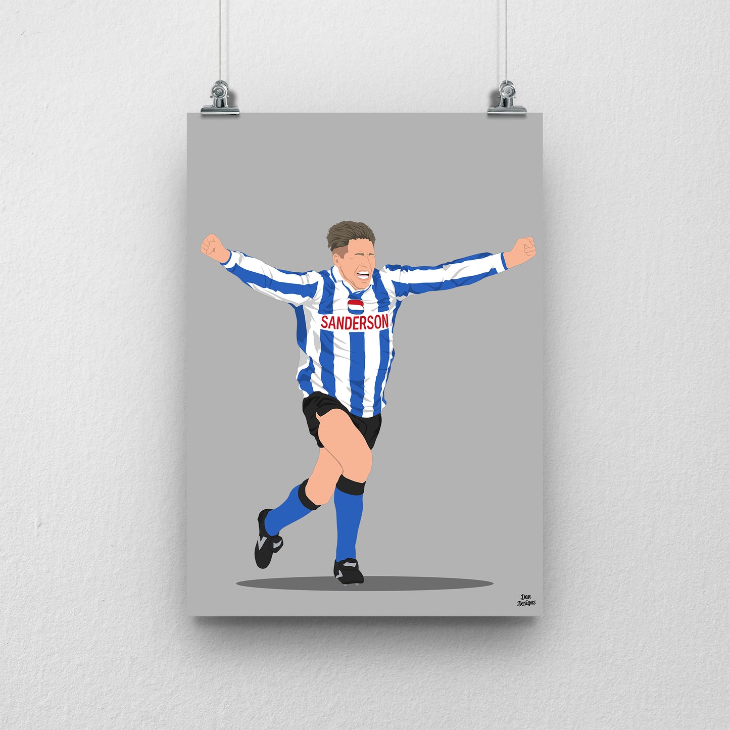 Chris Waddle Print – Sheffield Wednesday Football Artwork