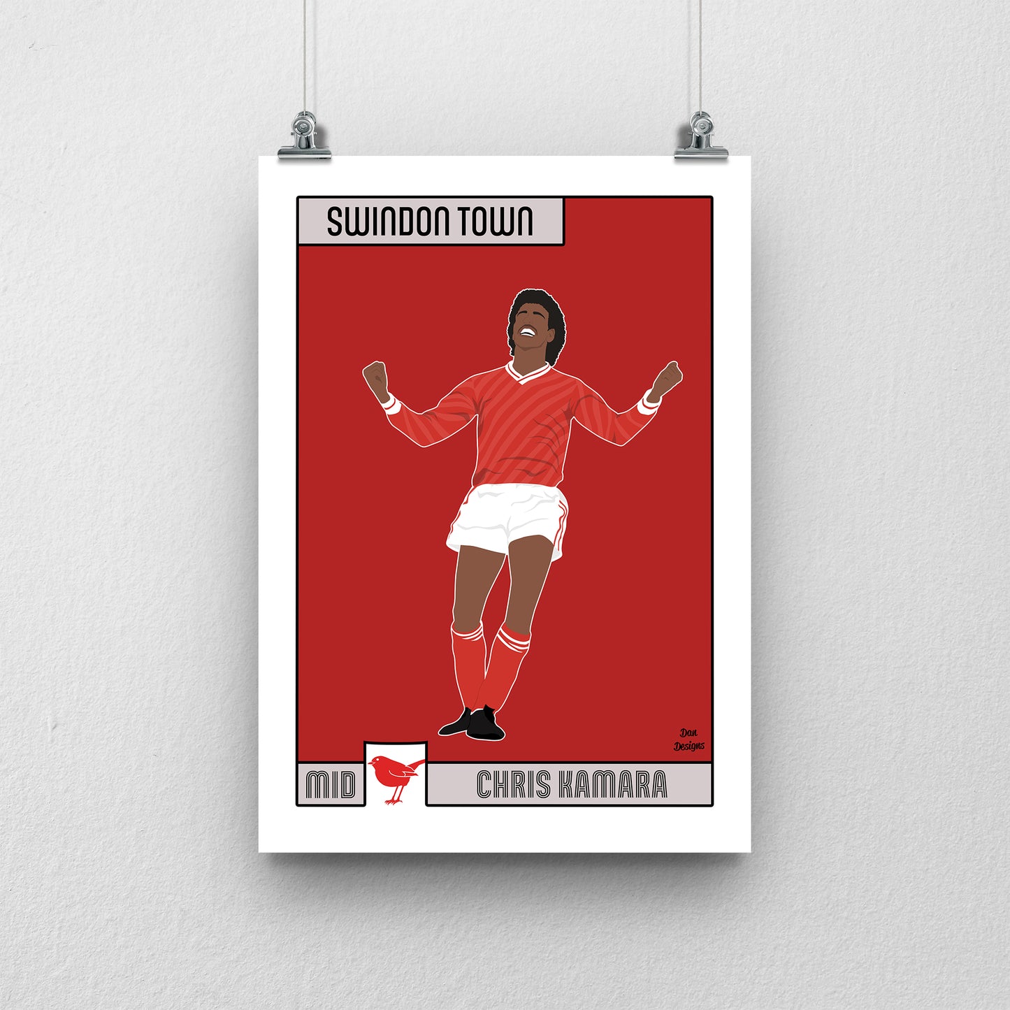 Chris Kamara Print