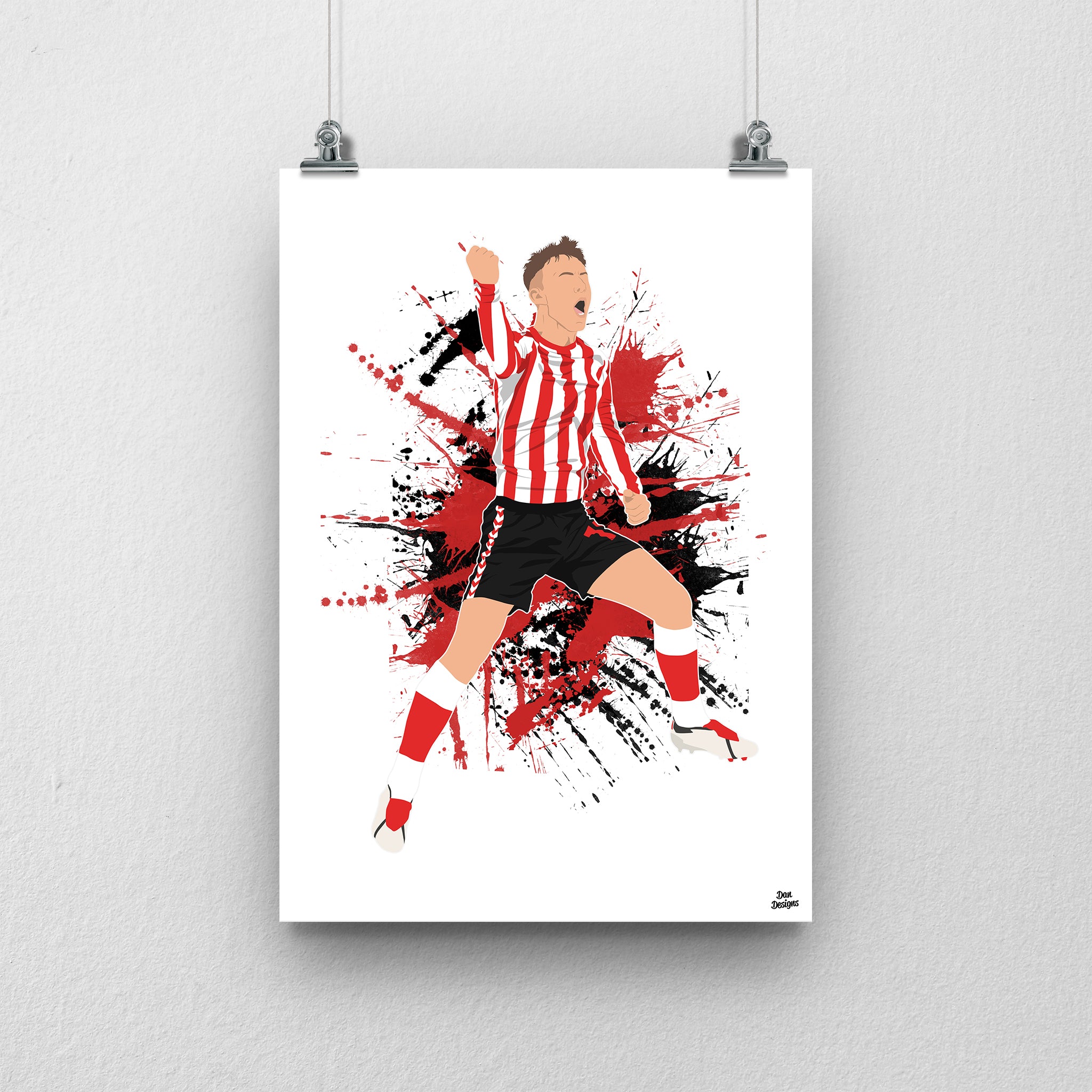 Chris Rigg Shop Chris Rigg Sunderland Print | Rising Star Football Art | Poster ...