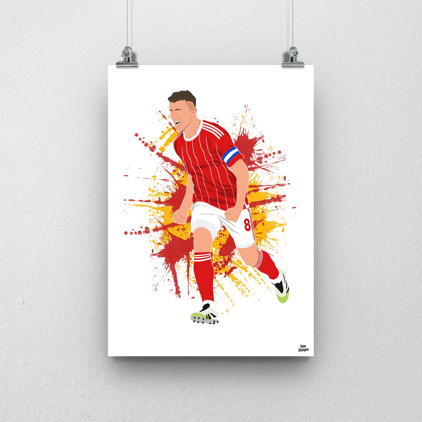 Ollie Clarke Print – Swindon Town Football Artwork