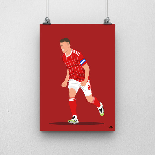 Ollie Clarke Print – Swindon Town Football Artwork