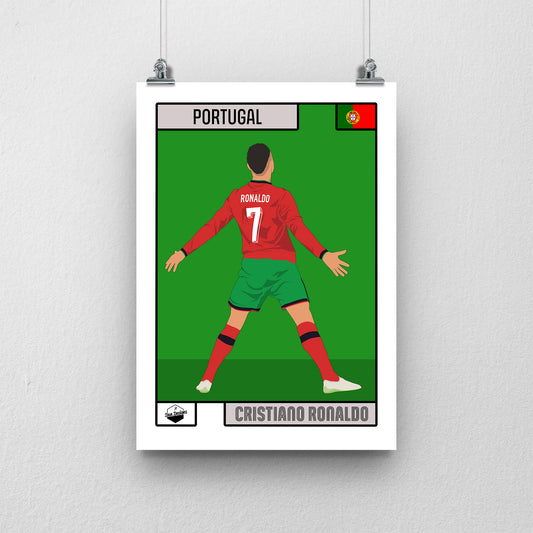 Cristiano Ronaldo Portugal Print – Football Artwork