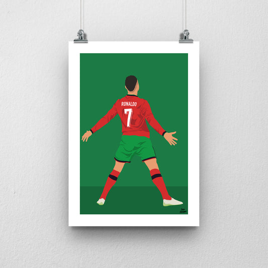 Cristiano Ronaldo Portugal Print