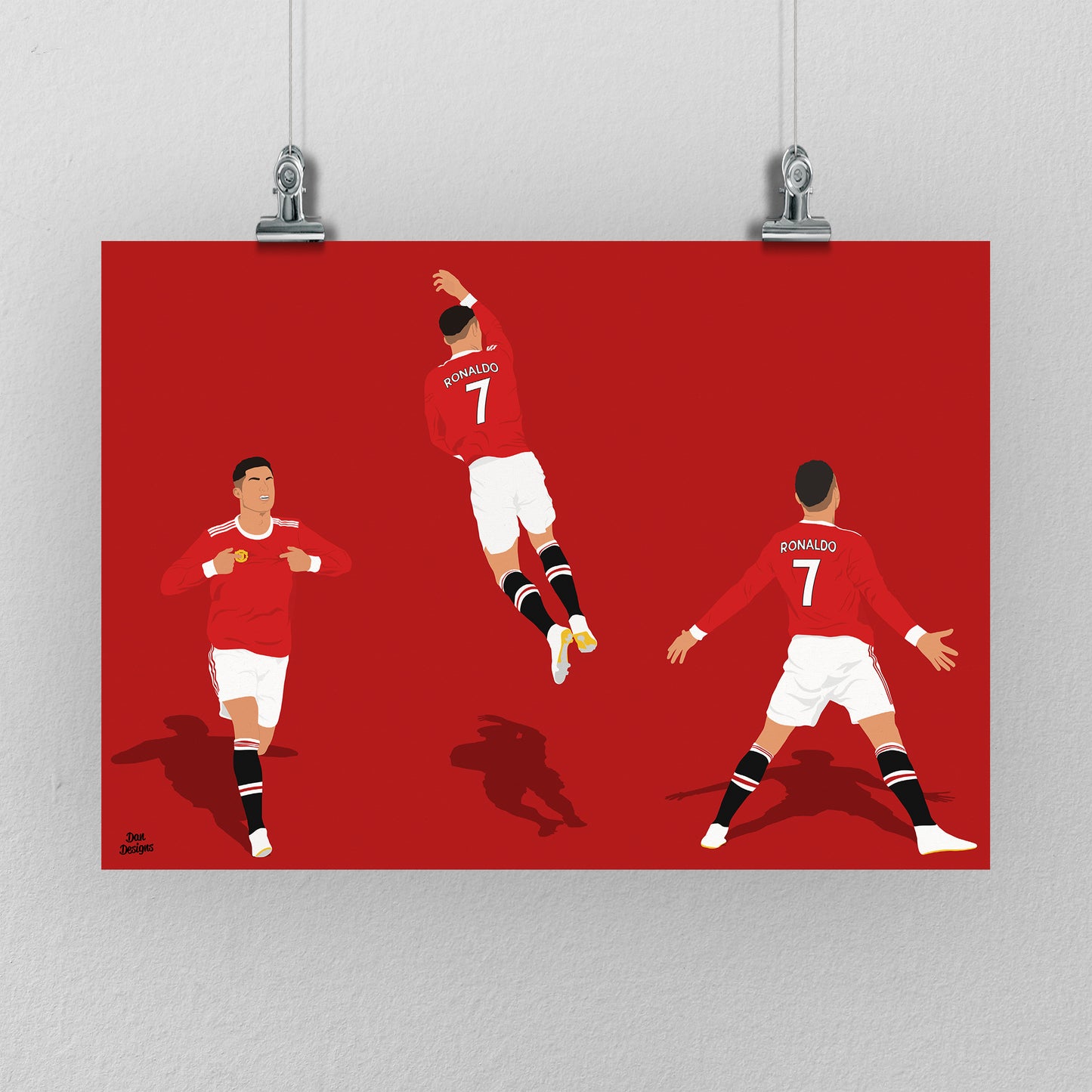 Cristiano Ronaldo Celebration Print