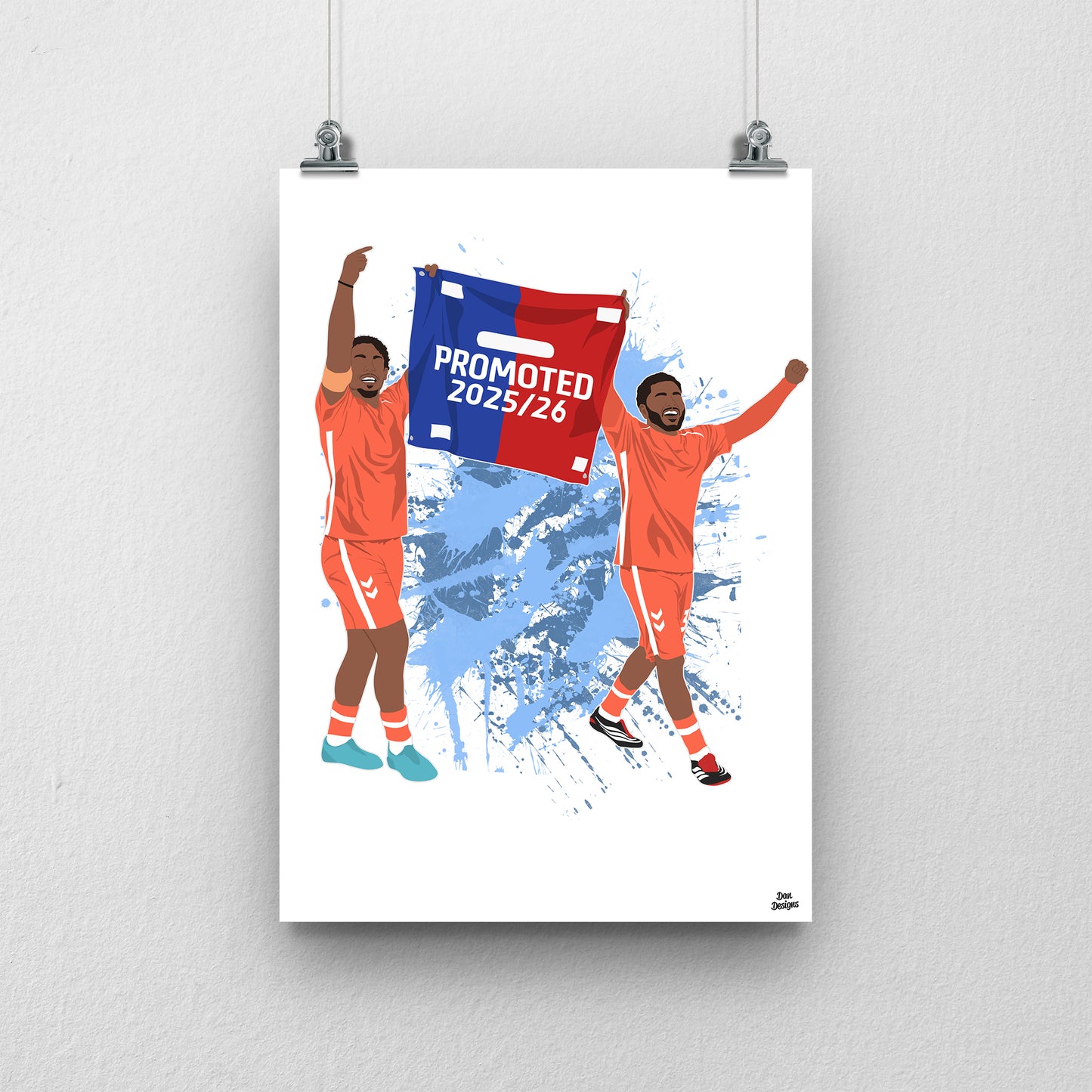 Van Ewijk & Dasilva Print – Coventry City Poster