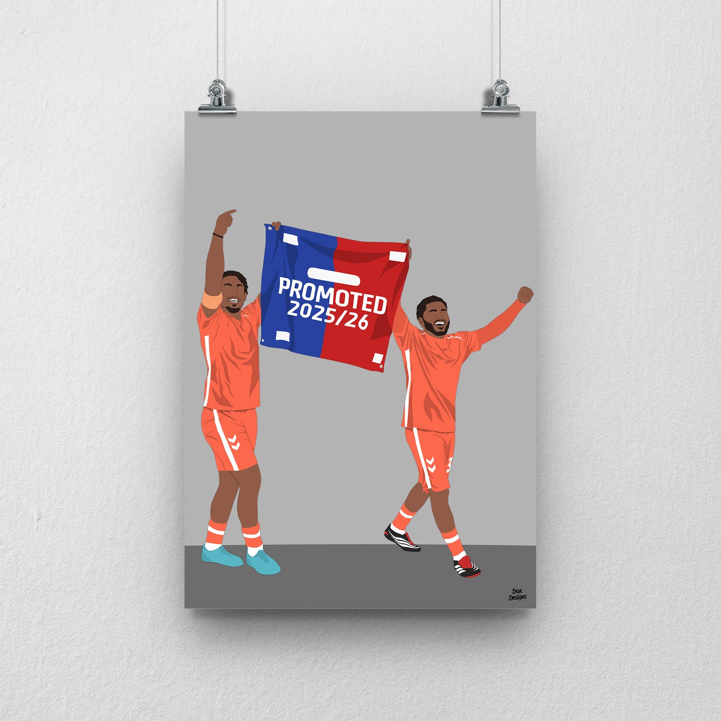 Van Ewijk & Dasilva Print – Coventry City Poster