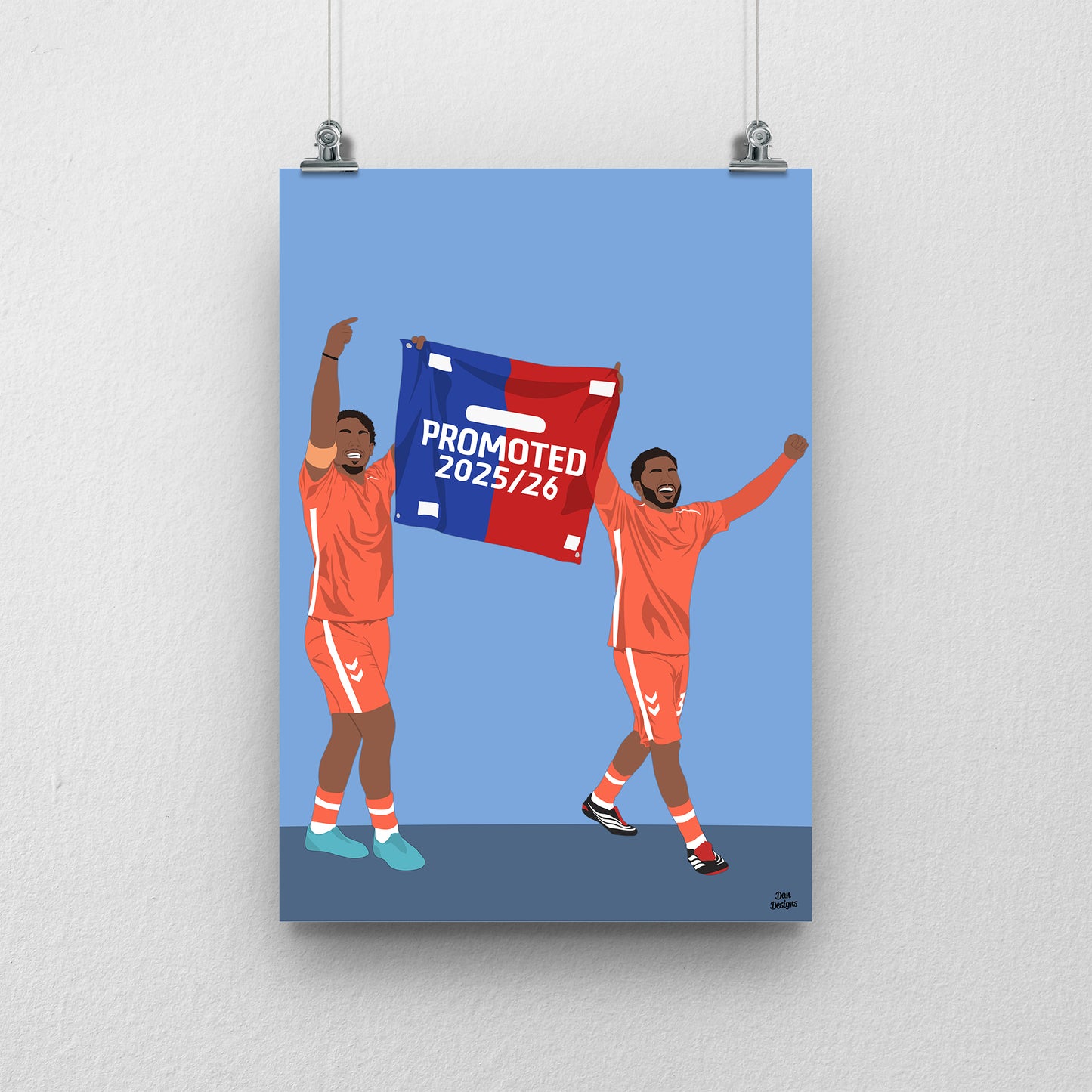 Van Ewijk & Dasilva Print – Coventry City Poster