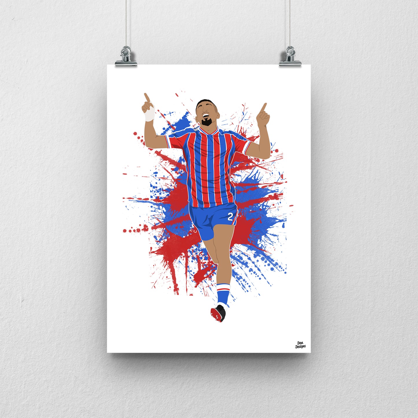 Daniel Munoz Print – Crystal Palace Football Artwork