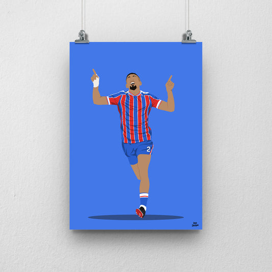Daniel Munoz Print – Crystal Palace Football Artwork