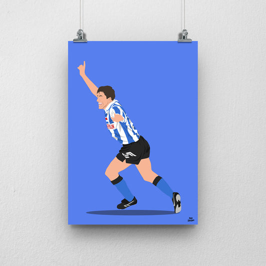 David Hirst Print – Sheffield Wednesday Football Artwork