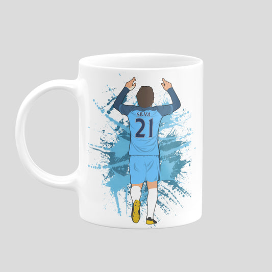 David Silva Mug – Manchester City Football Mug