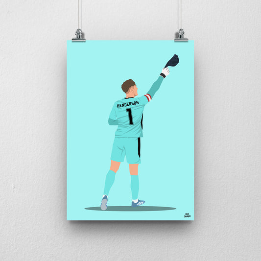Dean Henderson Print – Crystal Palace Football Artwork