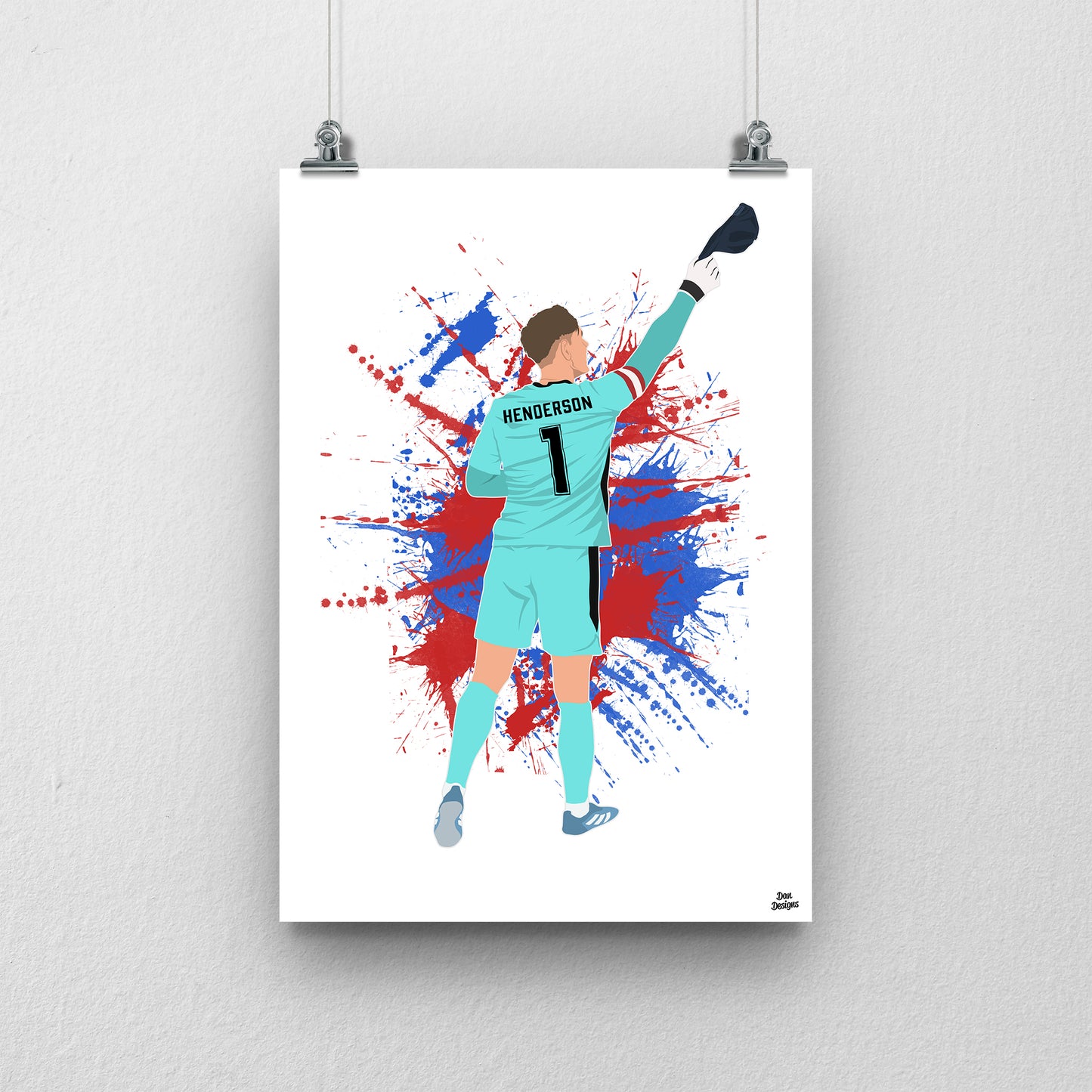 Dean Henderson Print – Crystal Palace Football Artwork