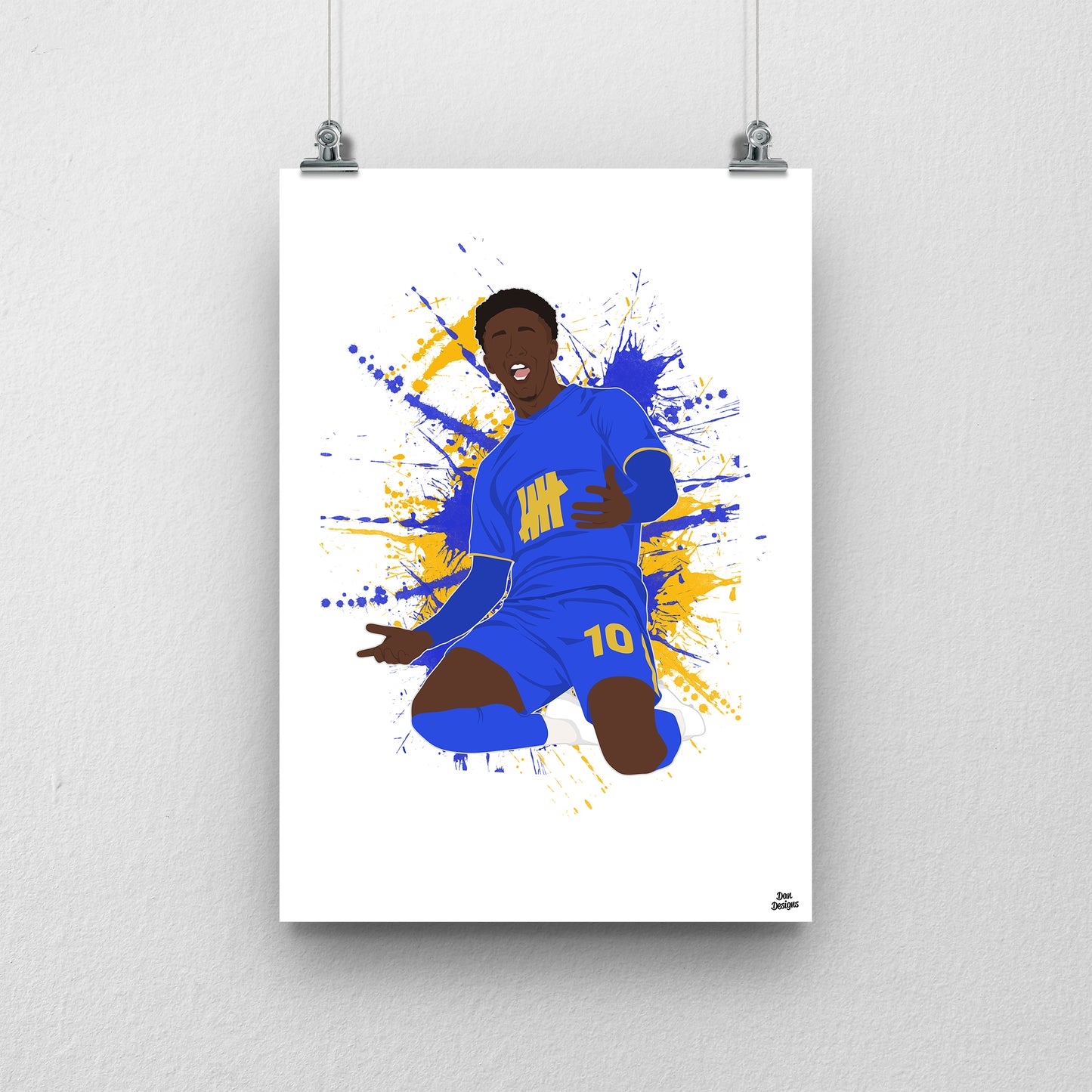 Demarai Gray Print – Birmingham City Artwork