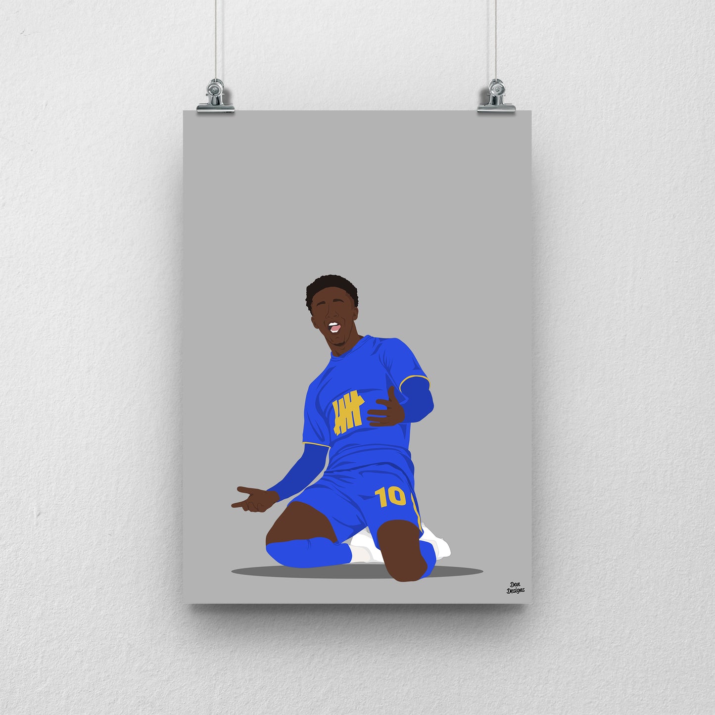 Demarai Gray Print – Birmingham City Artwork