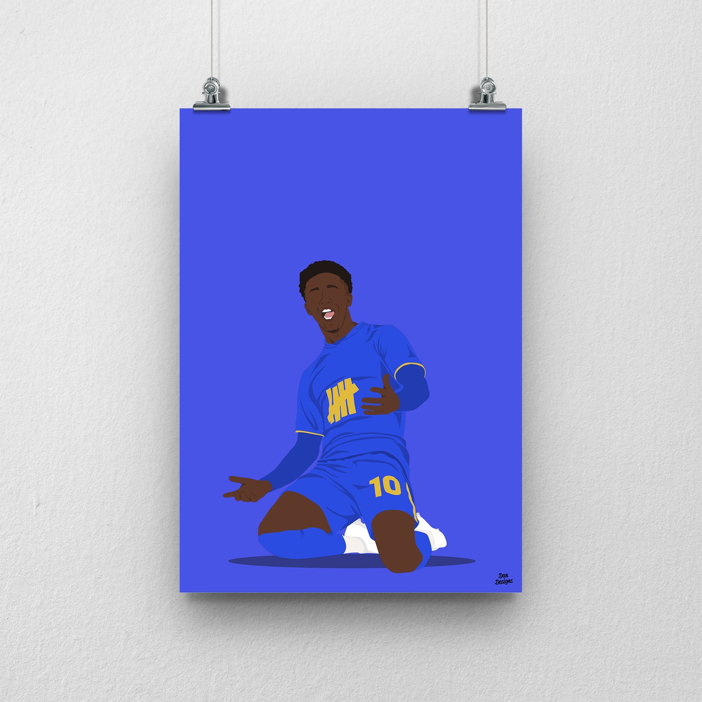 Demarai Gray Print – Birmingham City Artwork