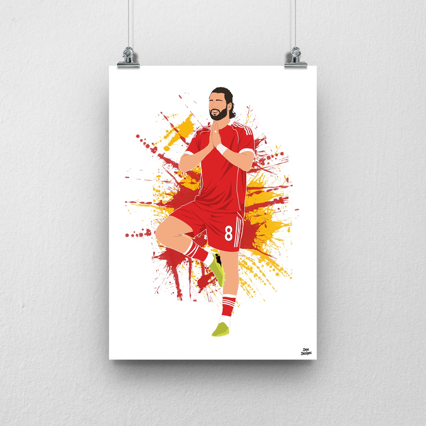 Dominik Szoboszlai Liverpool Print – Football Artwork