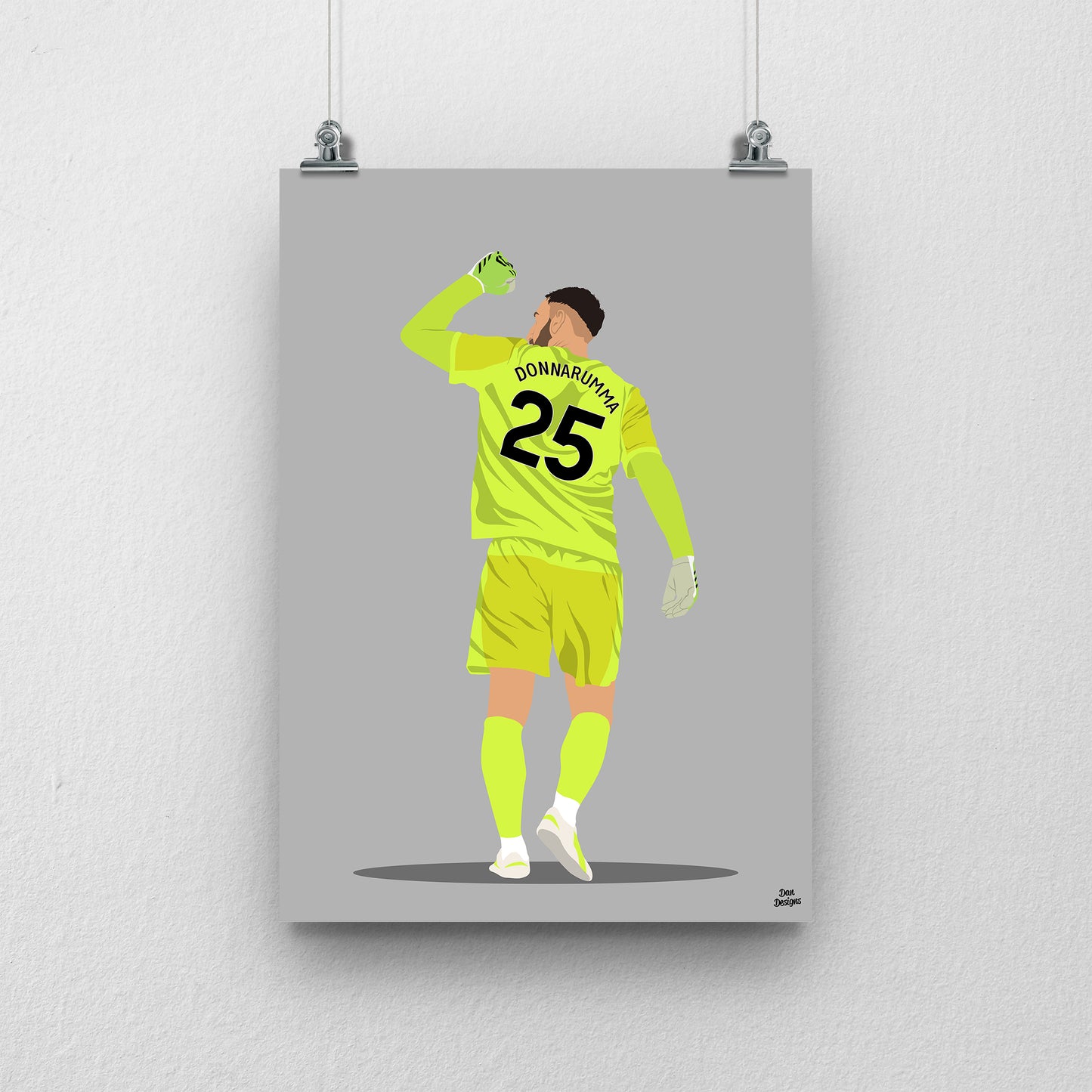 Gianluigi Donnarumma Print | Man City Football Poster