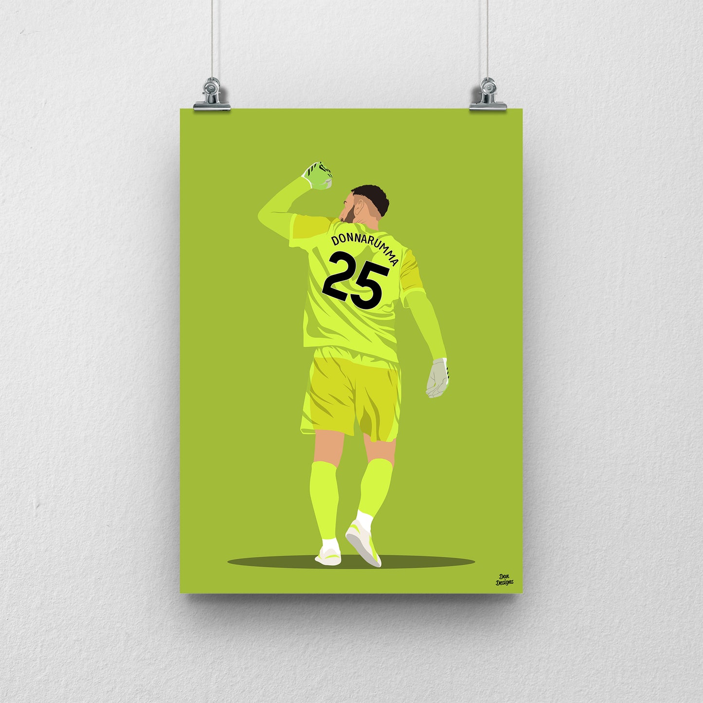 Gianluigi Donnarumma Print | Man City Football Poster