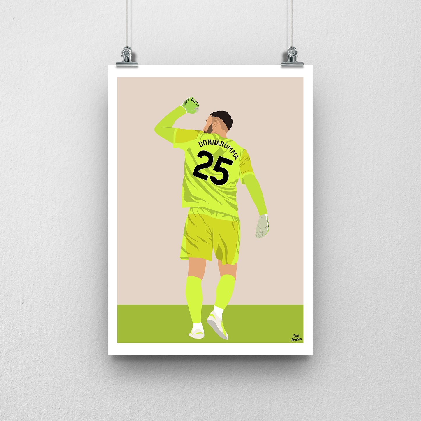 Gianluigi Donnarumma Print | Man City Football Poster