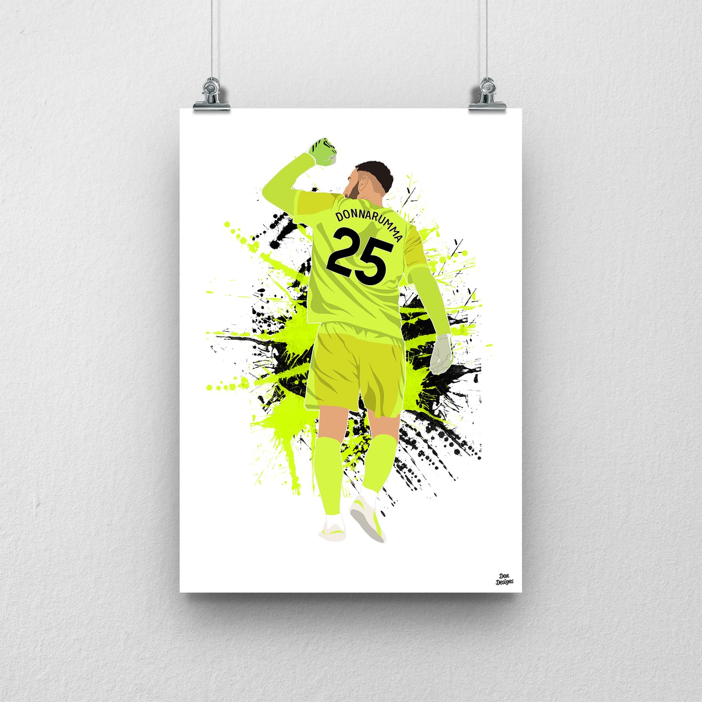 Gianluigi Donnarumma Print | Man City Football Poster