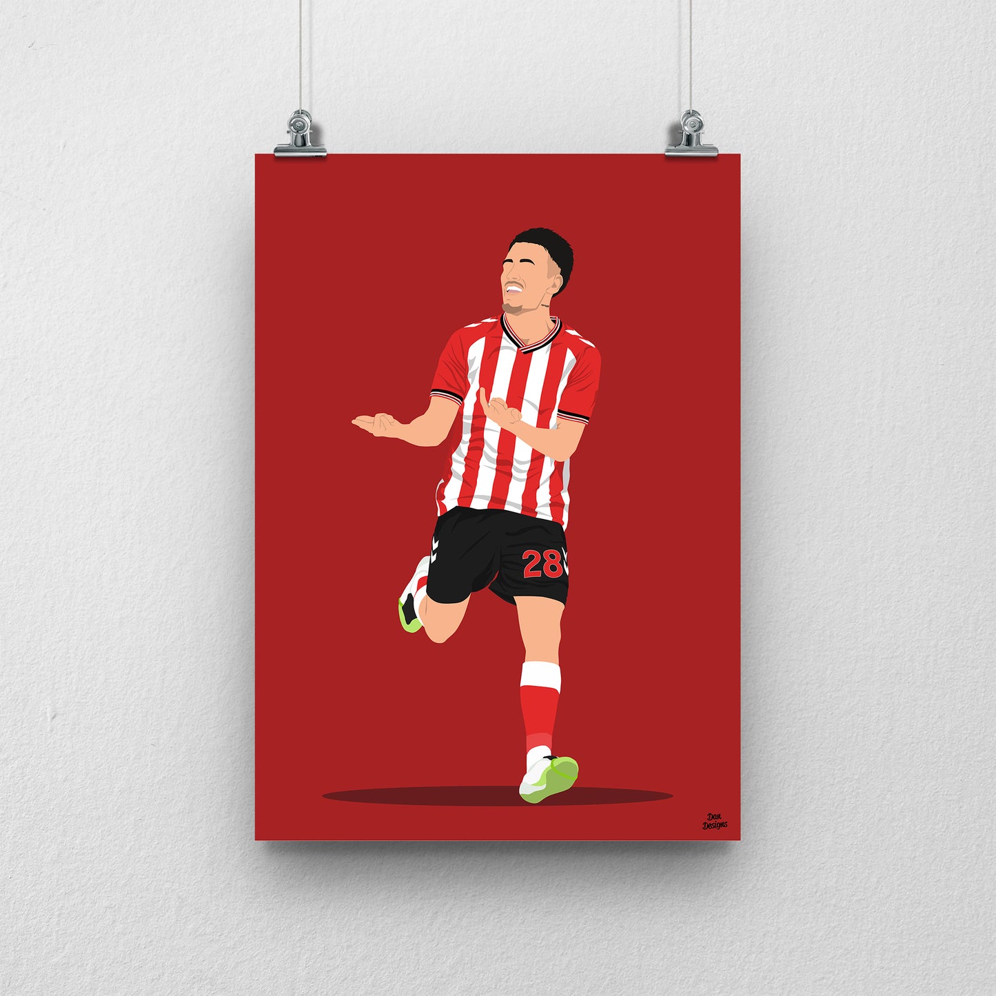 Enzo Le Fee Print - Sunderland Football Poster