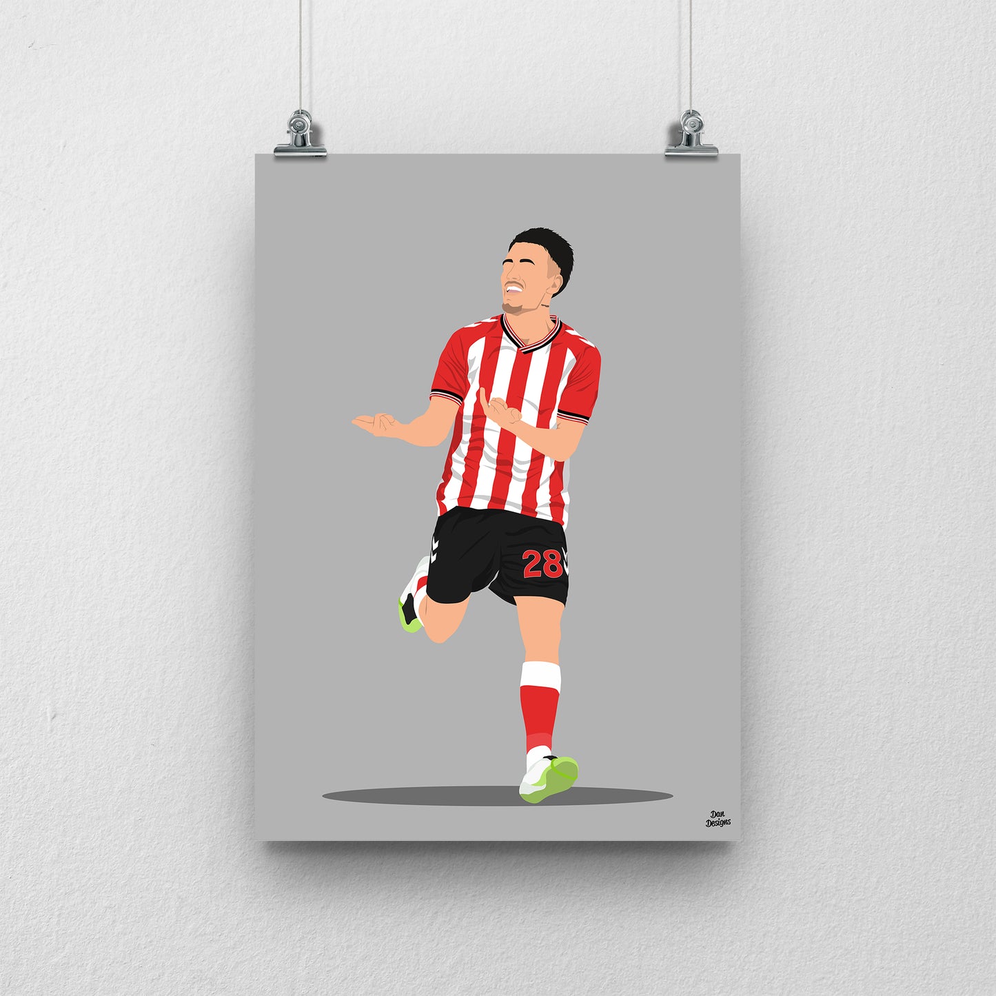 Enzo Le Fee Print - Sunderland Football Poster
