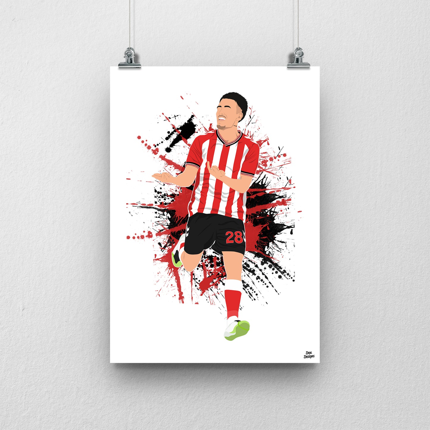 Enzo Le Fee Print - Sunderland Football Poster