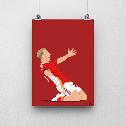 Finlay Munroe Swindon Town Print – Official Football Artwork