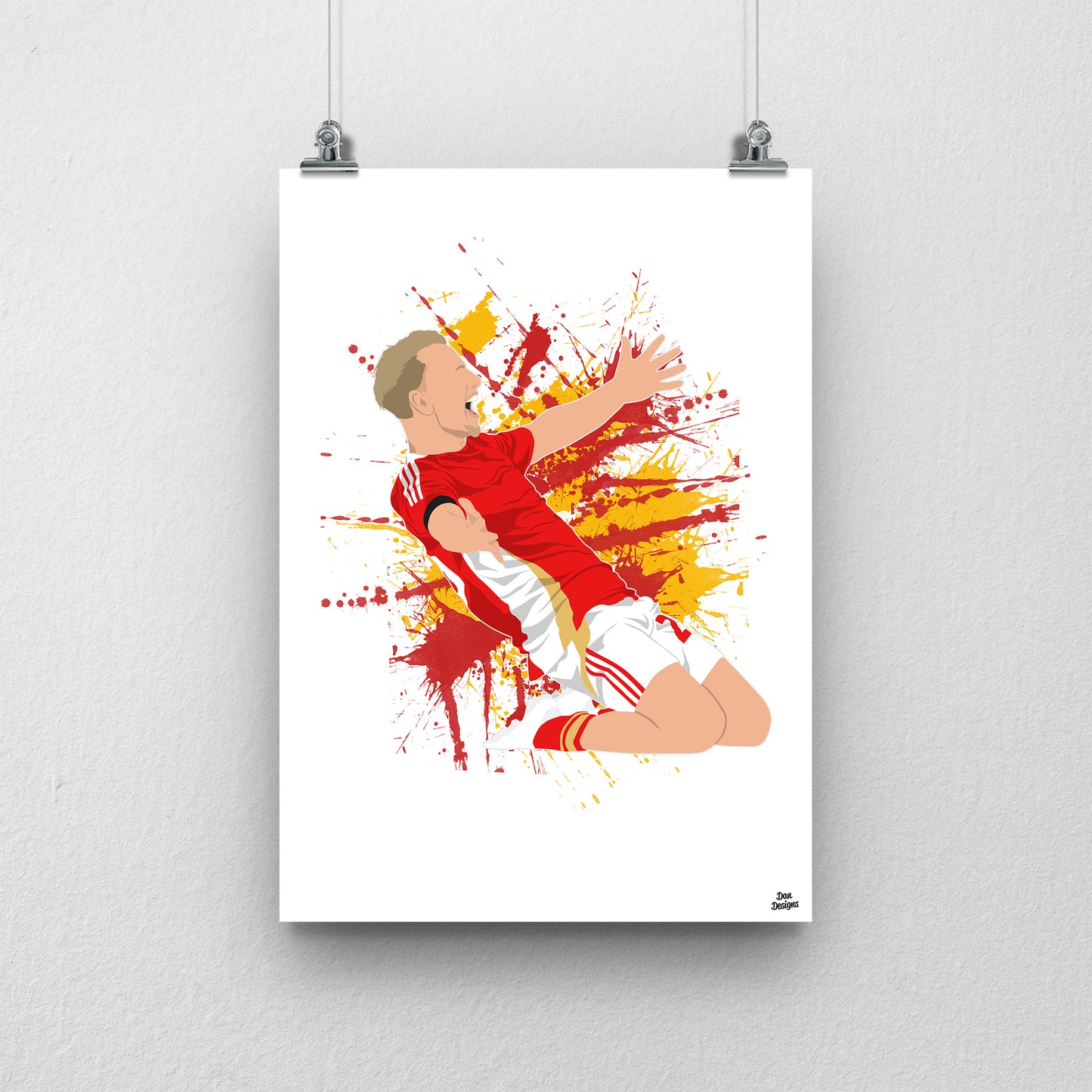 Finlay Munroe Swindon Town Print – Official Football Artwork