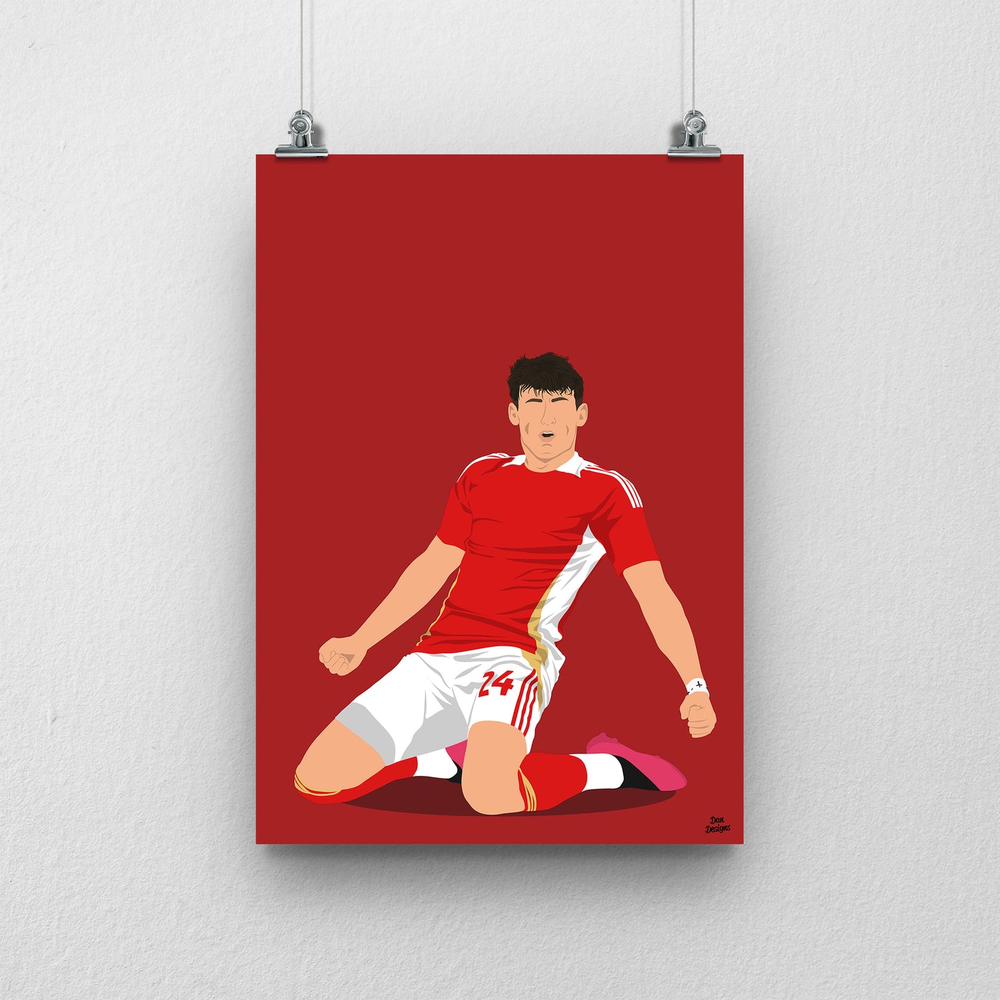 Fletcher Holman Swindon Town Print – Official Football Artwork