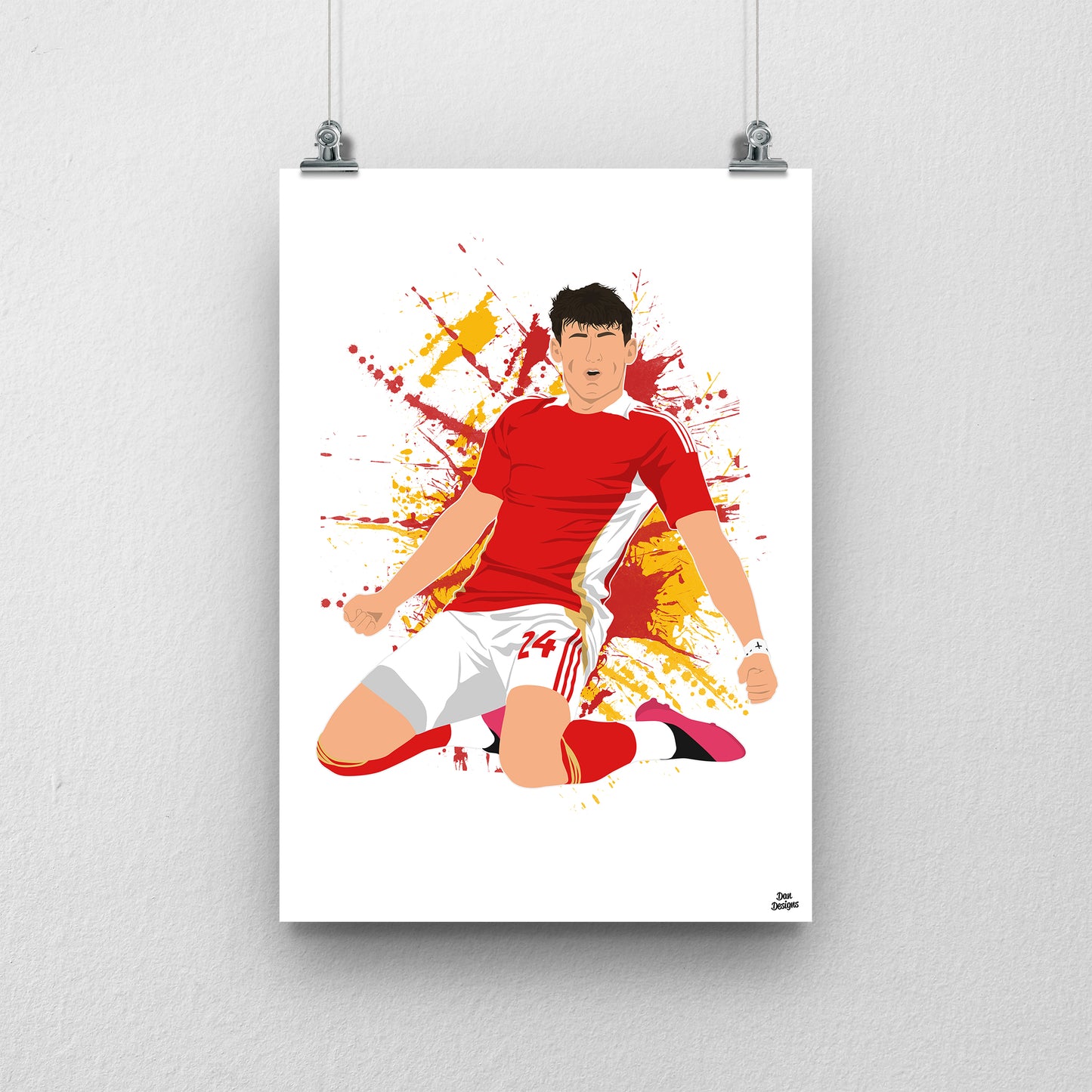 Fletcher Holman Swindon Town Print – Official Football Artwork