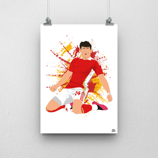 Fletcher Holman Swindon Town Print – Official Football Artwork