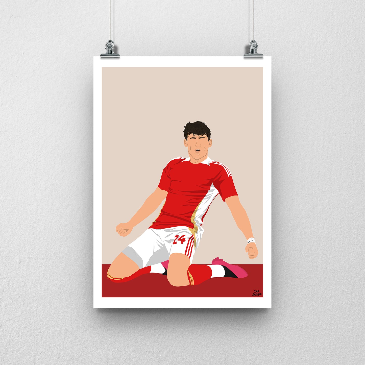 Fletcher Holman Swindon Town Print – Official Football Artwork
