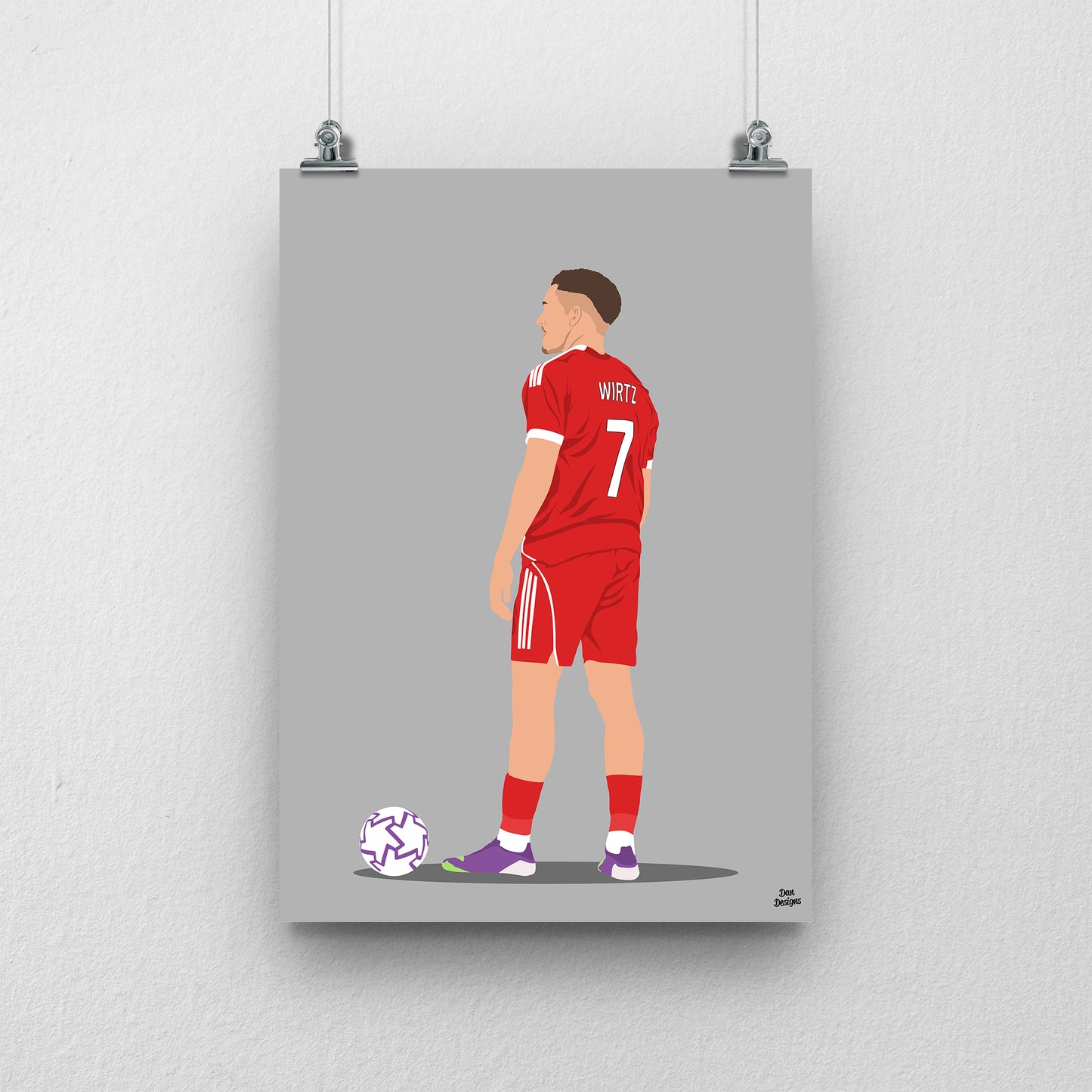 Florian Wirtz Print | Liverpool Football Poster