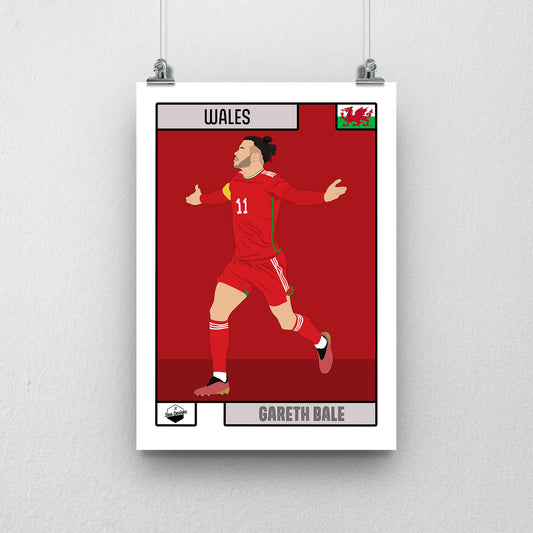 Gareth Bale Wales Print – Football Artwork