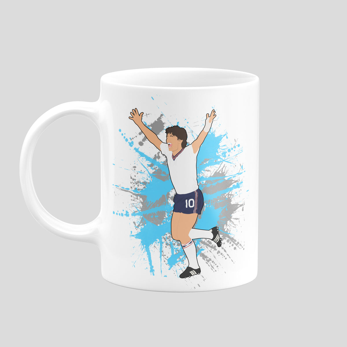 Gary Lineker England mug – original football artwork
