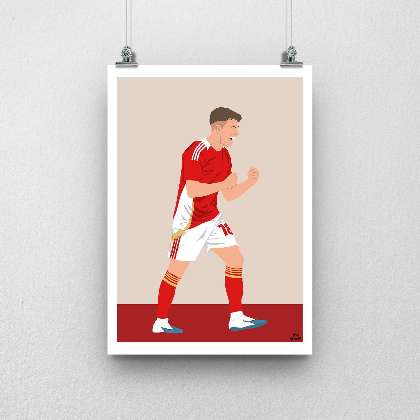 Gav Kilkenny Print – Swindon Town Football Artwork