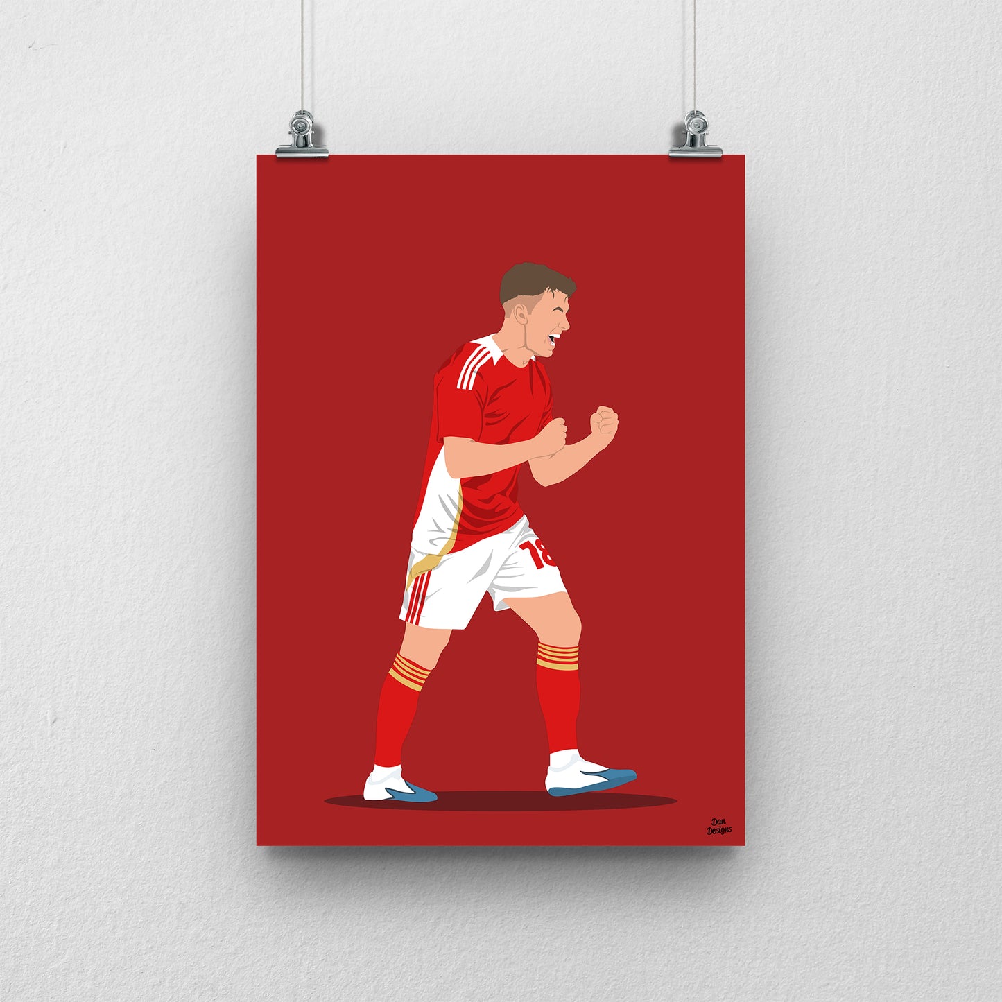 Gav Kilkenny Print – Swindon Town Football Artwork